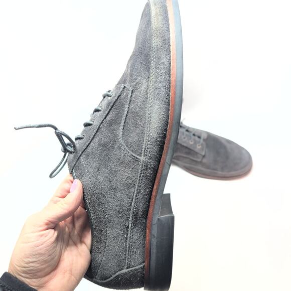 Timberland Abington Suede Derby Oxford Shoes Men\'s 12M Vibram Oil Resistant Sole